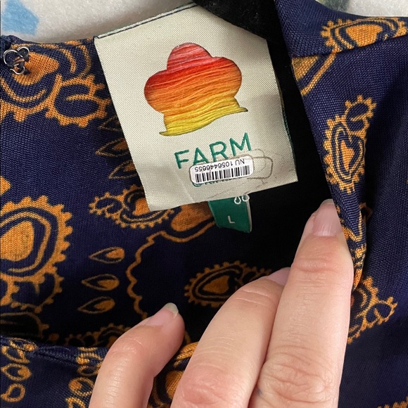 Farm Rio Bandana Dream Cut Out Maxi Dress - Picture 9 of 10